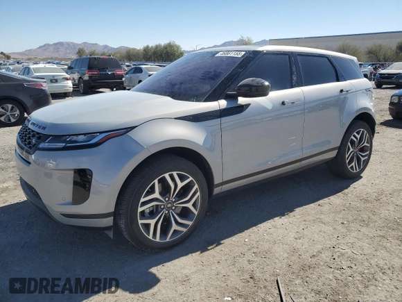 2020 Land Rover Range Rover Evoque S with VIN SALZJ2FX1LH060825, listed as a Copart auction lot 46861155 with 43,331 mi miles and Salvage Title. Bid and sale history available at DreamBid. Image 1.