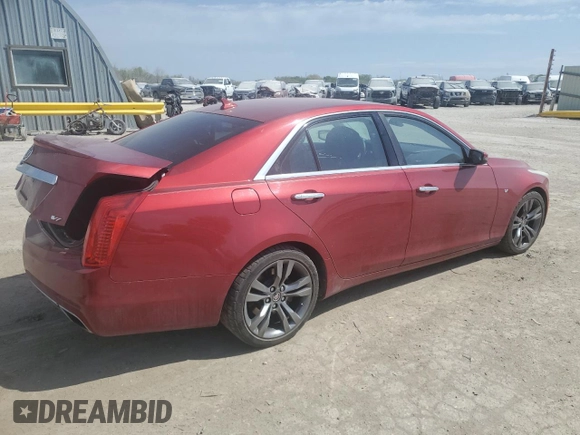 2014 Cadillac CTS Vsport RWD z VIN 1G6AU5S85E0160488, wystawiony jako Copart lot #53439575 z przebiegiem 146 309 mil mil oraz Szkoda całkowita • Salvage title. Historia ofert i sprzedaży dostępna na DreamBid. Obrazek 3.