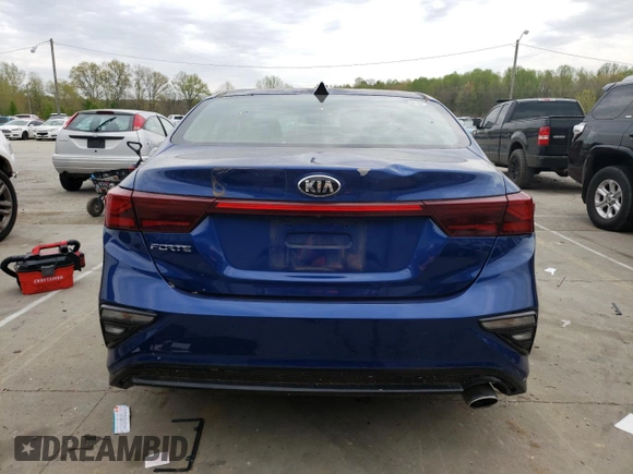 2019 Kia Forte LXS with VIN 3KPF24AD2KE034285, listed as a Copart auction lot 52869435 with 49,695 mi miles and Salvage title. Bid and sale history available at DreamBid. Image 6.