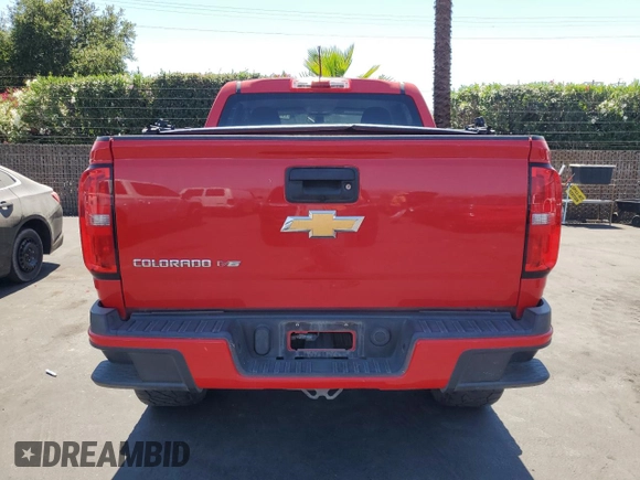 2017 Chevrolet Colorado 2WD WT with VIN 1GCGSBEN8H1213020, listed as a Copart auction lot 60849145 with 61,494 mi miles and Salvage title. Bid and sale history available at DreamBid. Image 6.