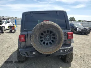 2020 Jeep Wrangler Rubicon z VIN 1C4HJXCG6LW242469, wystawiony jako Copart lot #56965025 z przebiegiem Nie podano mil oraz Szkoda całkowita • Salvage title. Historia ofert i sprzedaży dostępna na DreamBid. Obrazek 6.