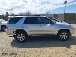 2005 Toyota 4Runner SR5 with VIN JTEBU14R750071095, listed as a IAAI auction lot 41803407 with 266,032 mi miles. Bid and sale history available at carsss.com. Image 13.