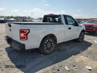 2018 Ford F-150 XL with VIN 1FTMF1C5XJFD87474, listed as a Copart auction lot 66632514 with 91,921 mi miles and Salvage title. Bid and sale history available at DreamBid. Image 3.