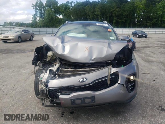 2017 Kia Sportage EX with VIN KNDPNCAC5H7185272, listed as a Copart auction lot 57996925 with 136,836 mi miles and Salvage title. Bid and sale history available at DreamBid. Image 5.