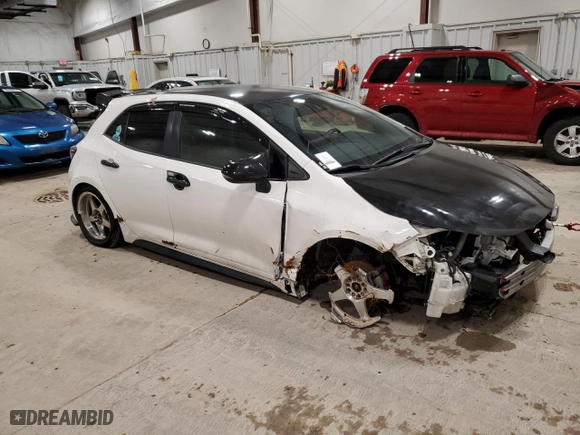 2021 Toyota Corolla Hatchback SE with VIN JTND4MBE0M3110536, listed as a Copart auction lot 86259954 with 73,832 mi miles and Non Repairable. Bid and sale history available at carsss.com. Image 4.