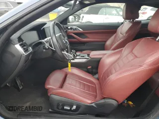 2021 BMW 4 Series 430i xDrive with VIN WBA73AP04MCG59981, listed as a Copart auction lot 46135765 with 37,966 mi miles and Salvage Title. Bid and sale history available at carsss.com. Image 7.