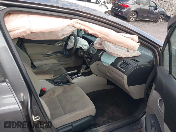 2013 Honda Civic LX z VIN 2HGFB2F57DH594625, wystawiony jako IAAI lot #41792282 z przebiegiem 98 660 mil mil oraz . Historia ofert i sprzedaży dostępna na DreamBid. Obrazek 5.