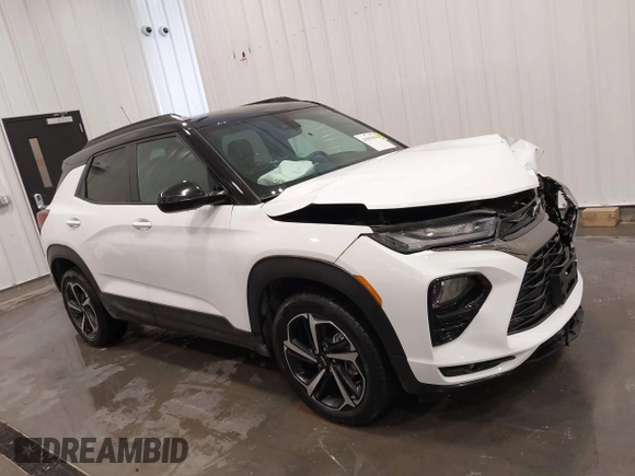 2023 Chevrolet TrailBlazer RS with VIN KL79MTSL1PB114699, listed as a IAAI auction lot 41847894 with 21,284 mi miles and . Bid and sale history available at DreamBid. Image 13.