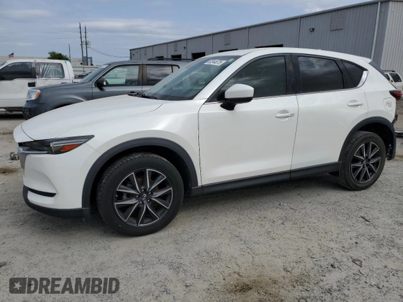 2017 Mazda CX-5 Grand Touring with VIN JM3KFADL9H0220886, listed as a Copart auction lot 50344675 with 75,781 mi miles and Salvage Title. Bid and sale history available at carsss.com. Image 1.