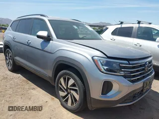 2024 Volkswagen Atlas SE with VIN 1V2HR2CA2RC568429, listed as a IAAI auction lot 42371188 with 18,903 mi miles and . Bid and sale history available at DreamBid. Image 1.