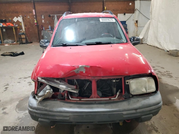 2004 Chevrolet Tracker ZR2 with VIN 2CNBJ734146900072, listed as a Copart auction lot 80009674 with NaN miles and Clean Title. Bid and sale history available at carsss.com. Image 5.