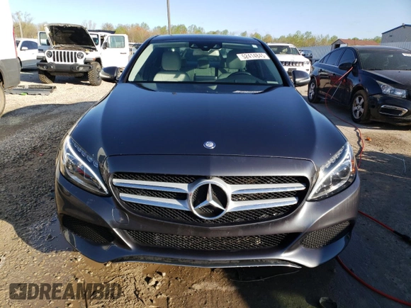 2015 Mercedes-Benz C 300 with VIN 55SWF4JB1FU089196, listed as a Copart auction lot 52414845 with 118,875 mi miles and Salvage Title. Bid and sale history available at DreamBid. Image 5.