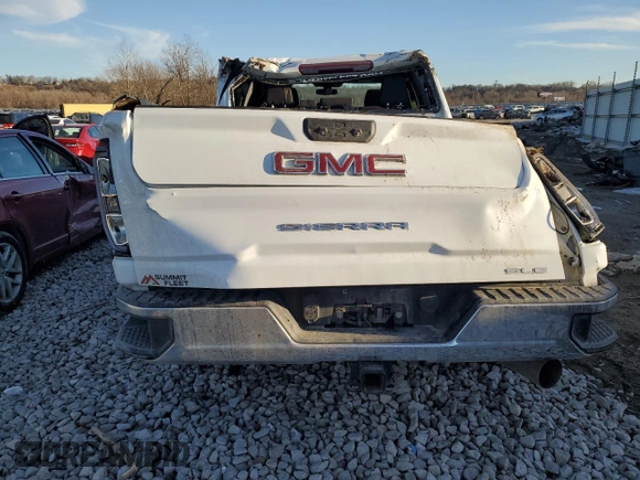 2023 GMC Sierra 2500HD SLE z VIN 1GT49MEY4PF143845, wystawiony jako Copart lot #48403215 z przebiegiem 47 843 mil mil oraz Szkoda całkowita • Salvage title. Historia ofert i sprzedaży dostępna na DreamBid. Obrazek 6.