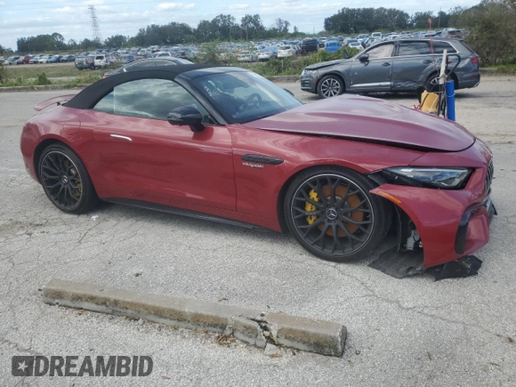 2022 Mercedes-Benz SL 63 AMG z VIN W1KVK8BB2NF007247, wystawiony jako Copart lot #74888264 z przebiegiem Nie podano mil oraz Szkoda całkowita • Salvage title. Historia ofert i sprzedaży dostępna na DreamBid. Obrazek 4.