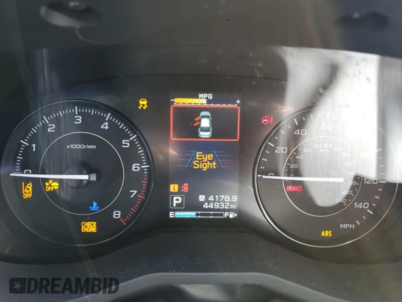 2020 Subaru Impreza z VIN 4S3GTAB67L3718371, wystawiony jako Copart lot #62015285 z przebiegiem 44 932 mil mil oraz Szkoda całkowita • Salvage title. Historia ofert i sprzedaży dostępna na DreamBid. Obrazek 9.