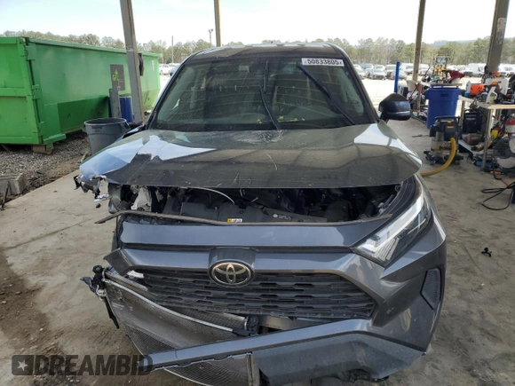 2023 Toyota RAV4 LE with VIN 2T3K1RFV4PC250992, listed as a Copart auction lot 50833805 with 36,123 mi miles and Salvage Title. Bid and sale history available at carsss.com. Image 5.