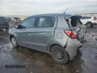 2022 Mitsubishi Mirage ES with VIN ML32AUHJXNH003347, listed as a Copart auction lot 44805205 with 48,546 mi miles and Salvage title. Bid and sale history available at DreamBid. Image 2.