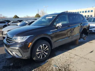 2024 Volkswagen Tiguan S with VIN 3VVFB7AX8RM126322, listed as a Copart auction lot 88884795 with 1,162 mi miles and Salvage Title. Bid and sale history available at carsss.com. Image 1.
