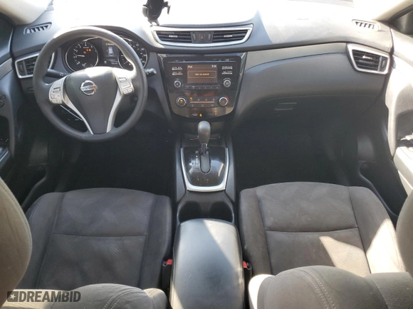 2016 Nissan Rogue SV with VIN KNMAT2MV1GP737495, listed as a Copart auction lot 47624735 with 155,574 mi miles and Salvage Title. Bid and sale history available at carsss.com. Image 8.