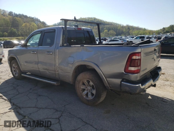 2019 Ram 1500 Laramie with VIN 1C6SRFDT5KN713298, listed as a Copart auction lot 51713624 with 118,908 mi miles and Salvage Title. Bid and sale history available at carsss.com. Image 2.