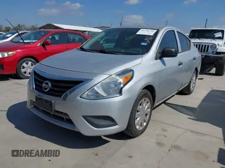 2015 Nissan Versa S Plus with VIN 3N1CN7AP3FL827203, listed as a IAAI auction lot 41758256 with 99,349 mi miles. Bid and sale history available at carsss.com. Image 2.