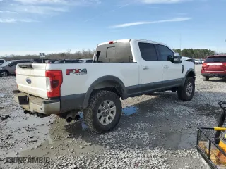2017 Ford Super Duty F-250 SRW Lariat with VIN 1FT7W2BT3HED06818, listed as a Copart auction lot 45161745 with 166,955 mi miles and Salvage Title. Bid and sale history available at carsss.com. Image 3.