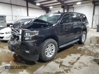 2019 Chevrolet Tahoe LT z VIN 1GNSKBKC8KR188553, wystawiony jako Copart lot #49962655 z przebiegiem 55 576 mil mil oraz Szkoda całkowita • Salvage title. Historia ofert i sprzedaży dostępna na DreamBid. Obrazek 1.