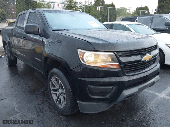 2020 Chevrolet Colorado 2WD Work Truck with VIN 1GCGSBEN8L1119776, listed as a IAAI auction lot 41778000 with 89,392 mi miles. Bid and sale history available at carsss.com. Image 1.