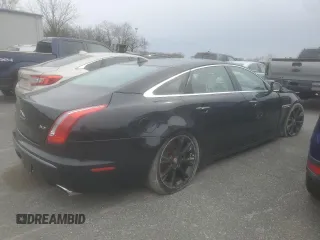 2014 Jaguar XJ with VIN SAJWA2GTXEMV62573, listed as a Copart auction lot 44791745 with Not Provided miles and Salvage Title. Bid and sale history available at DreamBid. Image 3.