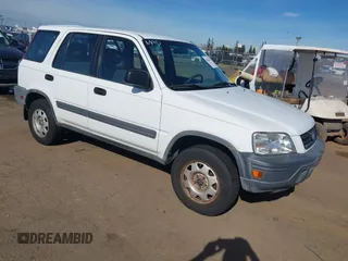 1999 Honda CR-V LX with VIN JHLRD1741XC031182, listed as a IAAI auction lot 41605572 with 340,828 mi miles. Bid and sale history available at carsss.com. Image 1.