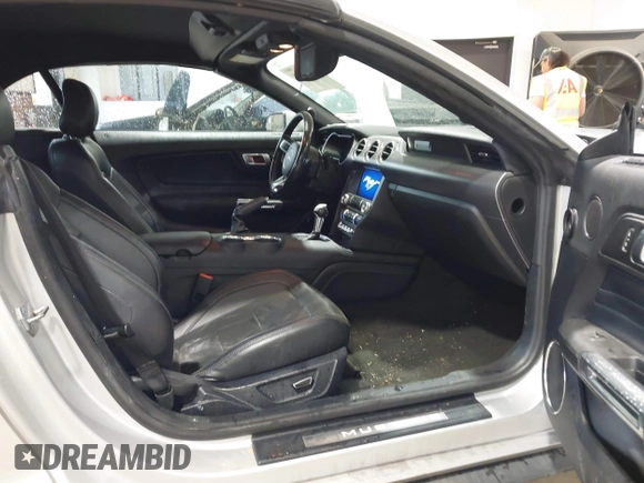 2018 Ford Mustang EcoBoost Premium with VIN 1FATP8UH2J5156459, listed as a IAAI auction lot 41963538 with 109,450 mi miles and . Bid and sale history available at carsss.com. Image 5.