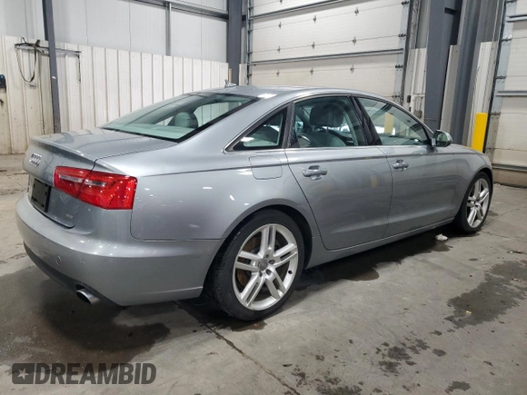 2015 Audi A6 Premium Plus with VIN WAUGFAFC7FN019738, listed as a Copart auction lot 54540785 with 135,950 mi miles and Salvage title. Bid and sale history available at DreamBid. Image 3.