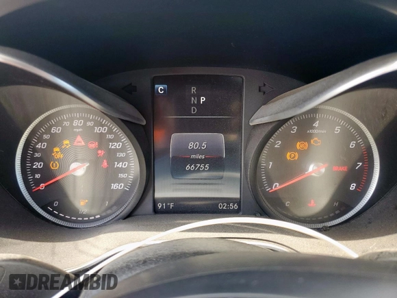 2018 Mercedes-Benz C 300 with VIN 55SWF4JB7JU269131, listed as a Copart auction lot 58017525 with 66,755 mi miles and Salvage title. Bid and sale history available at DreamBid. Image 9.