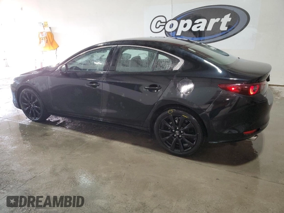 2025 Mazda 3 S Select Sport with VIN 3MZBPABM6SM456091, listed as a Copart auction lot 48765105 with 6,966 mi miles and Clean Title. Bid and sale history available at DreamBid. Image 2.