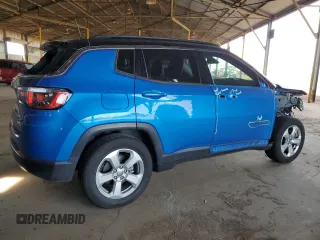 2020 Jeep Compass Latitude with VIN 3C4NJCBB2LT129318, listed as a Copart auction lot 51974825 with 68,330 mi miles and Salvage title. Bid and sale history available at DreamBid. Image 3.