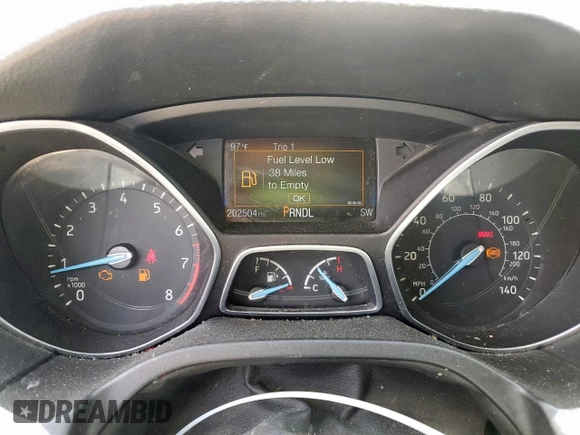 2016 Ford Focus SE with VIN 1FADP3F23GL271205, listed as a Copart auction lot 59395855 with 202,504 mi miles and Salvage title. Bid and sale history available at DreamBid. Image 9.