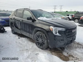 2024 GMC Terrain SLE with VIN 3GKALMEG1RL278807, listed as a Copart auction lot 45244235 with 18,328 mi miles and Salvage Title. Bid and sale history available at carsss.com. Image 4.