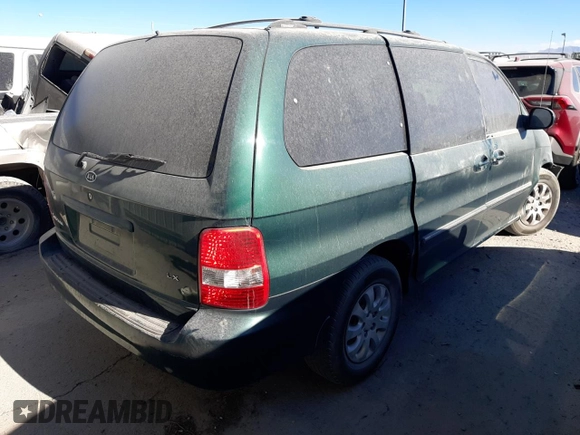 2005 Kia Sedona LX with VIN KNDUP132156641615, listed as a Copart auction lot 79973224 with 205,018 mi miles and Non Repairable. Bid and sale history available at carsss.com. Image 3.