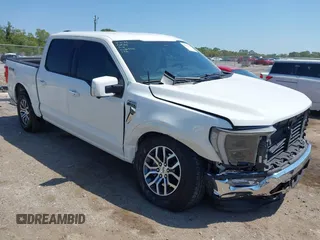 2022 Ford F-150 XL with VIN 1FTFW1E8XNFC34583, listed as a IAAI auction lot 42020824 with 26,150 mi miles. Bid and sale history available at carsss.com. Image 1.