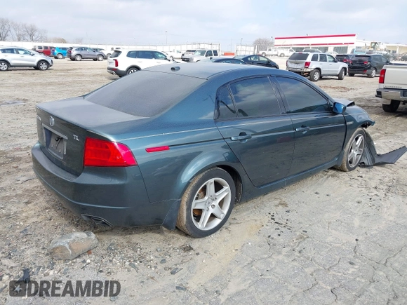 2005 Acura TL with VIN 19UUA66265A038281, listed as a IAAI auction lot 41520682 with 244,290 mi miles. Bid and sale history available at carsss.com. Image 4.