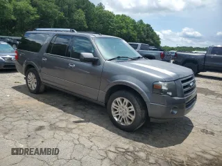 2014 Ford Expedition Max Limited with VIN 1FMJK1K58EEF19719, listed as a Copart auction lot 59755265 with 87,255 mi miles and Clean title. Bid and sale history available at DreamBid. Image 4.