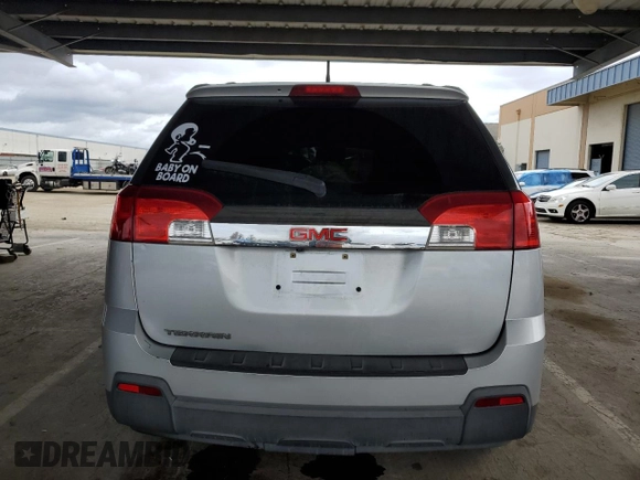 2011 GMC Terrain SLT-1 with VIN 2CTALUEC3B6399555, listed as a Copart auction lot 50823375 with 162,007 mi miles and Salvage Title. Bid and sale history available at carsss.com. Image 6.