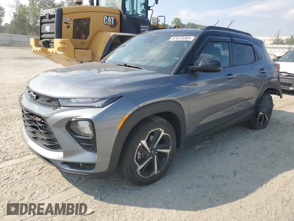 2021 Chevrolet TrailBlazer RS with VIN KL79MTSL6MB020054, listed as a Copart auction lot 67673364 with 32,534 mi miles and Salvage Title. Bid and sale history available at DreamBid. Image 1.