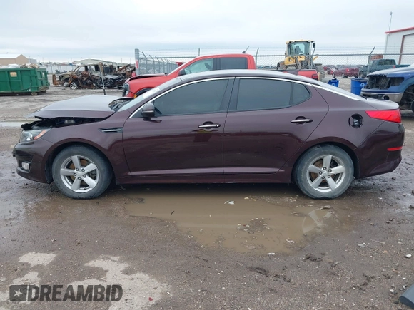2015 Kia Optima LX with VIN 5XXGM4A75FG430460, listed as a IAAI auction lot 41947052 with 168,303 mi miles and . Bid and sale history available at DreamBid. Image 15.