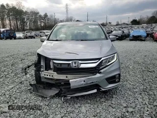 2019 Honda Odyssey EX-L with VIN 5FNRL6H72KB036411, listed as a Copart auction lot 43277355 with 76,244 mi miles and Salvage Title. Bid and sale history available at DreamBid. Image 11.