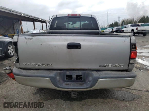 2003 Toyota Tundra SR5 with VIN 5TBBT44103S363466, listed as a Copart auction lot 51808655 with 303,936 mi miles and Salvage Title. Bid and sale history available at carsss.com. Image 6.