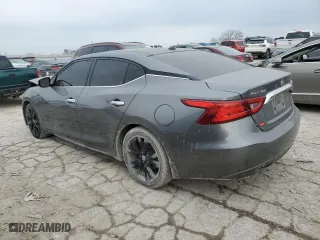 2017 Nissan Maxima SV with VIN 1N4AA6AP7HC365016, listed as a Copart auction lot 46933325 with 100,003 mi miles and Salvage Title. Bid and sale history available at carsss.com. Image 2.