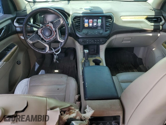 2018 GMC Acadia Denali with VIN 1GKKNPLS5JZ203628, listed as a Copart auction lot 60729155 with Not provided miles and Salvage title. Bid and sale history available at DreamBid. Image 8.