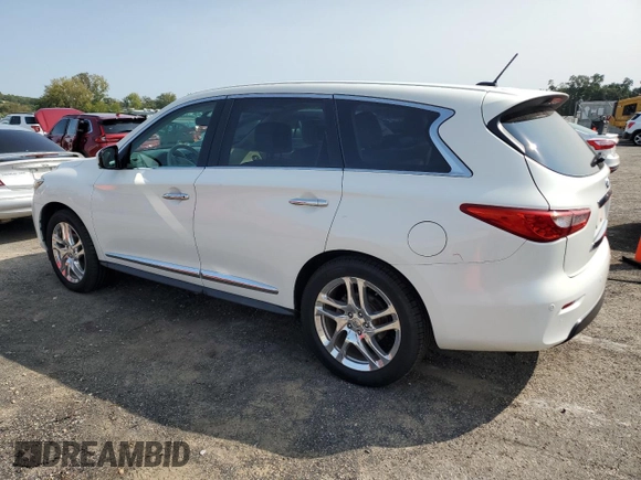 2013 Infiniti JX35 with VIN 5N1AL0MM4DC302576, listed as a Copart auction lot 70747054 with 149,348 mi miles and Clean Title. Bid and sale history available at carsss.com. Image 2.