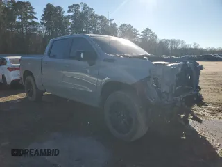 2024 Chevrolet Silverado 1500 RST with VIN 1GCUDEE80RZ374893, listed as a Copart auction lot 46840995 with 12,736 mi miles and Salvage Title. Bid and sale history available at carsss.com. Image 4.
